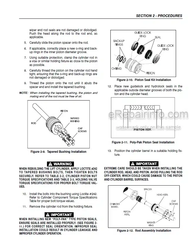 Photo 6 - JLG 3369LE 4069LE M3369 M4069 Service And Maintenance Manual Scissor Lift