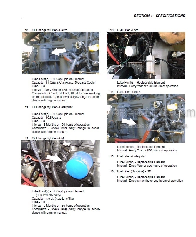 Photo 2 - JLG 600A 600AJ Service And Maintenance Manual Boom Lift SN 0300080000 to Present