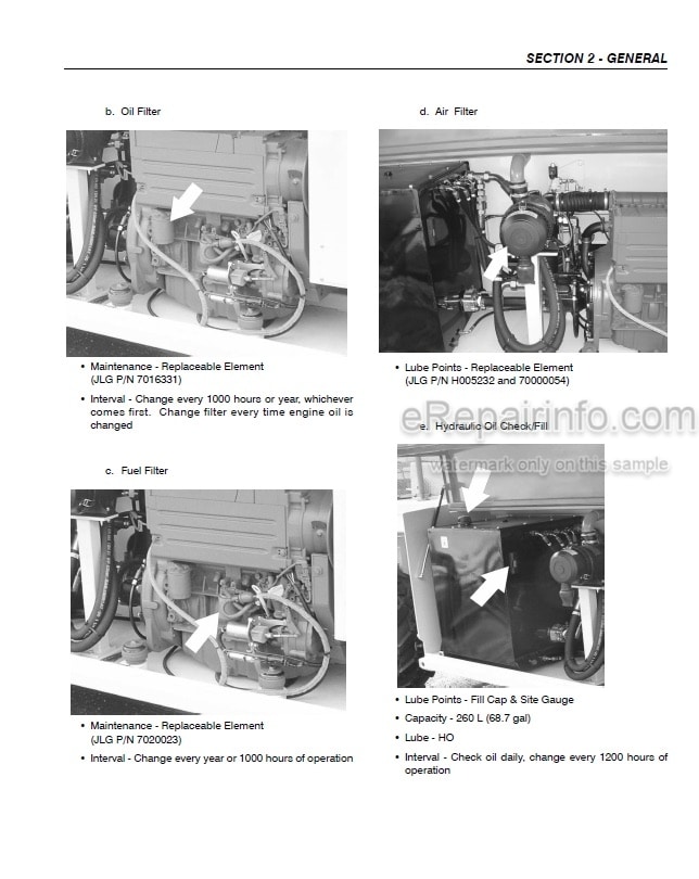 Photo 7 - JLG Liftlux 210-25 245-25 Service And Maintenance Manual Scissors Lift SN 20465 to Present And Other PINs