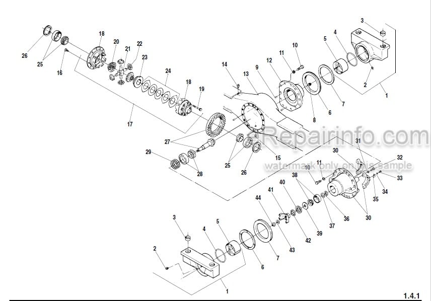 Photo 9 - JLG Lull 644B 6K 844C 8K 1044C 10K Illustrated Parts Manual Telehandler