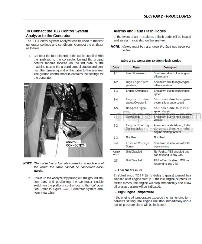 Photo 7 - JLG CM25RT CM33RT CM40RT Service And Maintenance Manual Scissor Lift