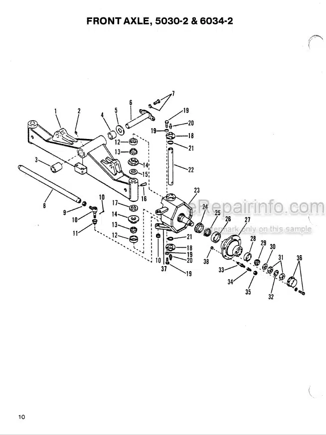 Photo 3 - JLG Skytrak 5030 6034 Illustrated Parts Manual Telehandler
