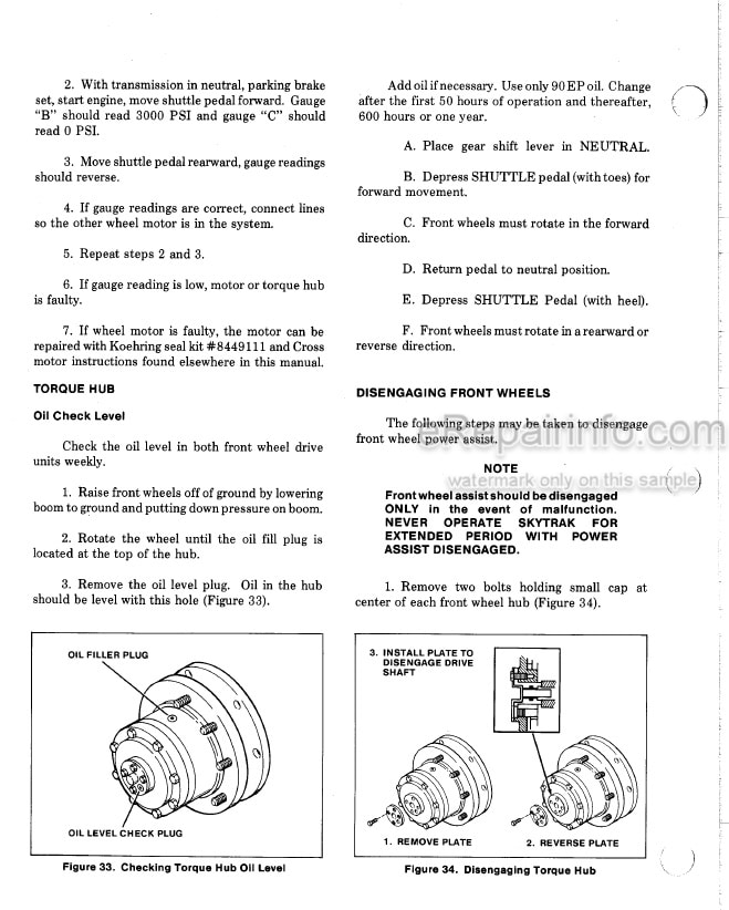 Photo 6 - JLG Lull 1044C-54 Series II Service Manual Telehandler
