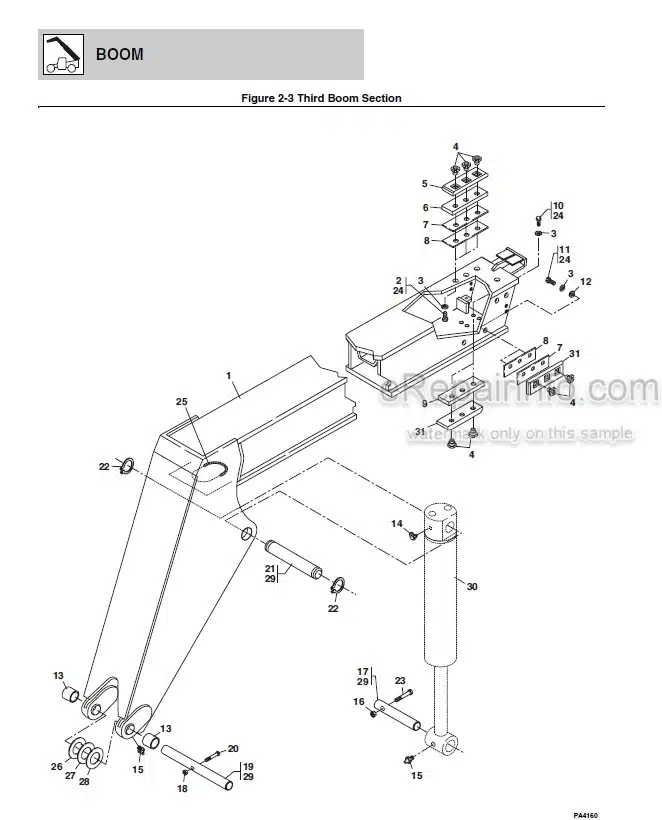 Photo 6 - JLG Skytrak 6036 Illustrated Parts Manual Telehandler SN 14834 thru 19988 And 0160002345 And After