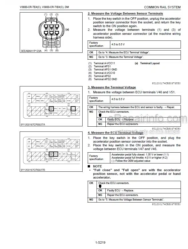 Photo 12 - Kubota V3800-CR-TE4 V3800-CR-TIE4 V3800-CR-TE4C V3800-CR-TIE4C Diagnosis Manual Common Rail System