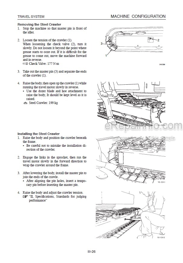 Photo 10 - Takeuchi TB138FR Workshop Manual Compact Excavator 13820001-