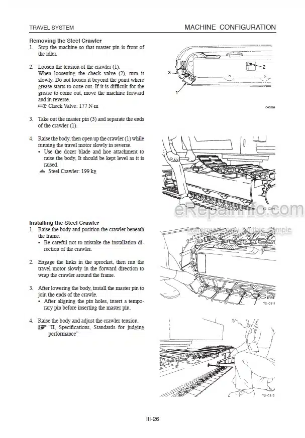 Photo 5 - Takeuchi TB138FR Workshop Manual Compact Excavator 13820001-