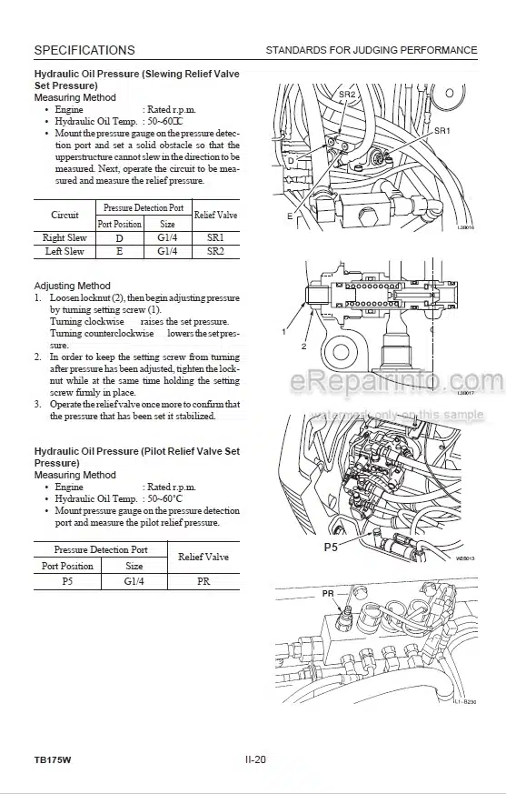 Photo 8 - Takeuchi TB28FR Workshop Manual Compact Excavator