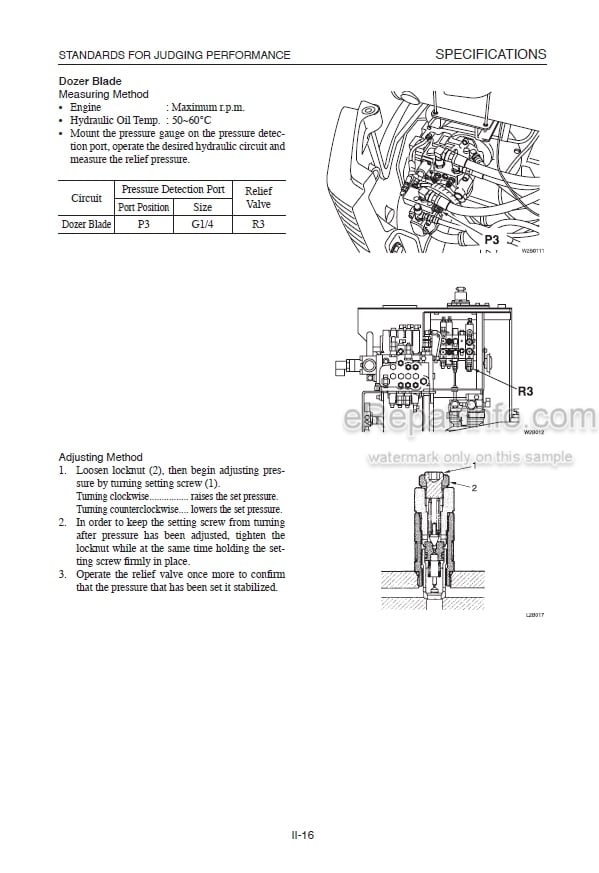 Photo 6 - Takeuchi TB220D Service Manual Troubleshooting Diesel Backhoe
