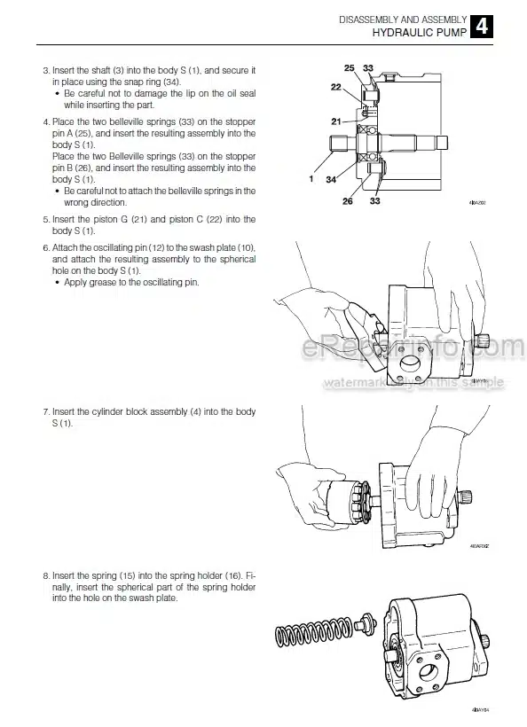 Photo 7 - Takeuchi TB53FR Operators Manual Compact Excavator 15810005-