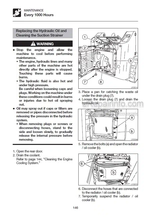 Photo 6 - Takeuchi TL230 Operators Manual Track Loader 223100002-