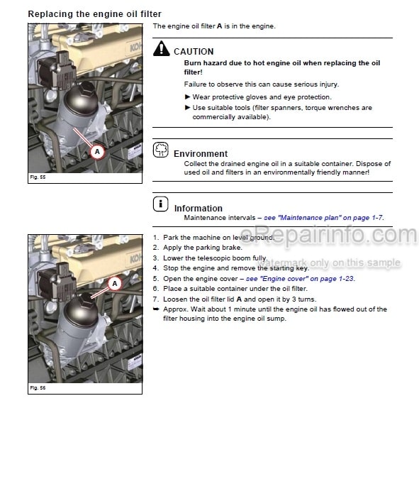 Photo 10 - Kramer 2706 KT276 Repair Handbook Telehandler