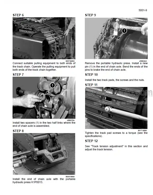 Photo 7 - Link-Belt 135 Spin Ace Tier III Service Manual Excavator