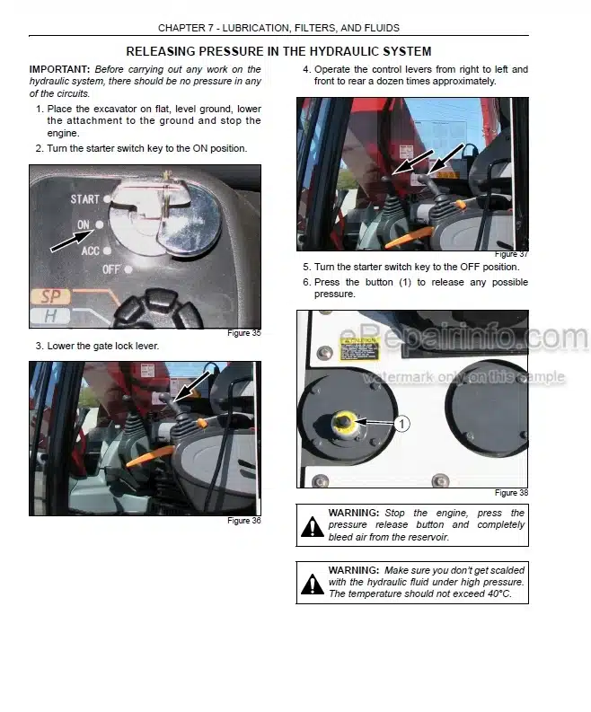 Photo 7 - Link-Belt 240X2-MH Operators Manual Excavator