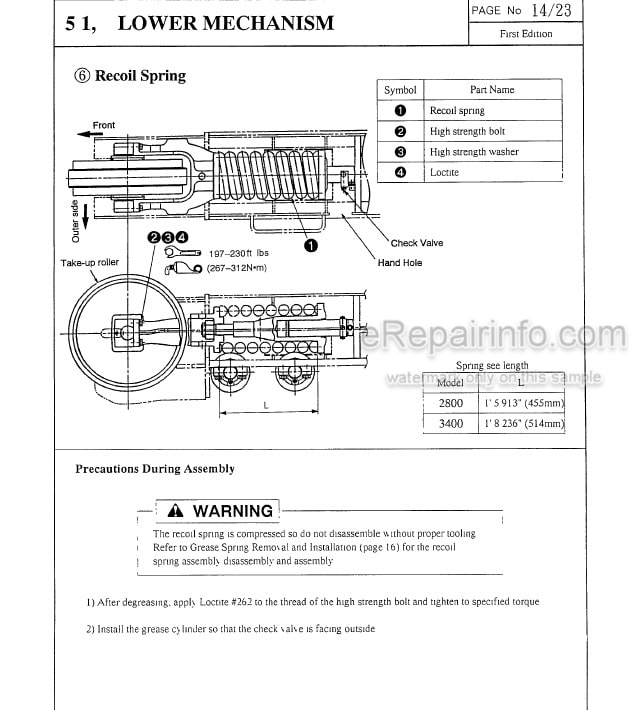 Photo 12 - Link-Belt 2800 3400 Quantum Shop Manual Excavator
