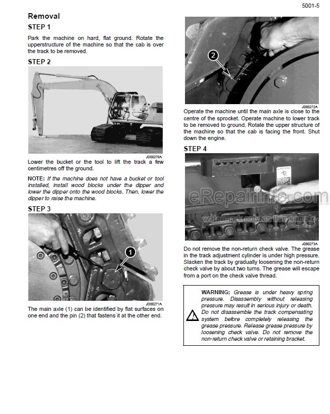 Photo 7 - Link-Belt 460LX Service Manual Excavator