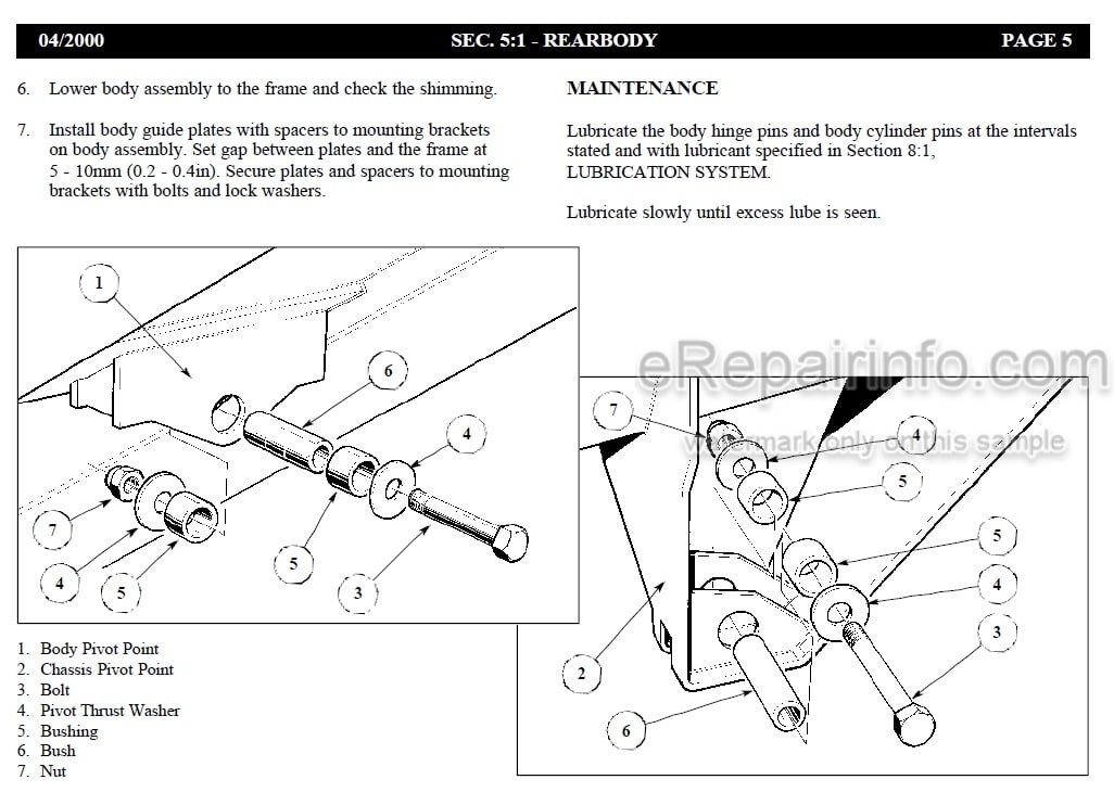 Photo 1 - Link-Belt D16 Workshop Manual Articulated Truck