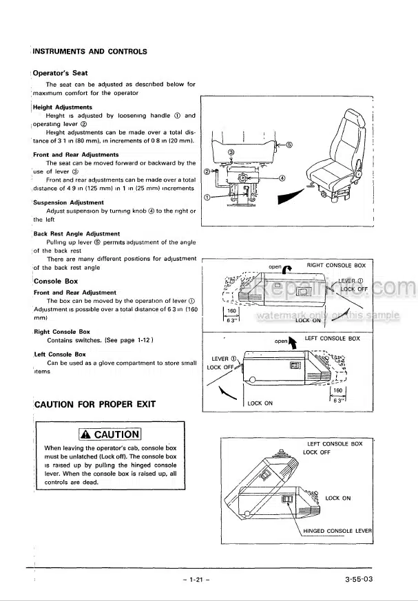 Photo 6 - Link-Belt LS5800 C Series II Operators Manual Excavator
