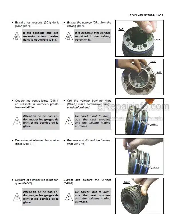 Photo 7 - Poclain MK MKD Repair And Spare Parts Manual Hydraulic Motor