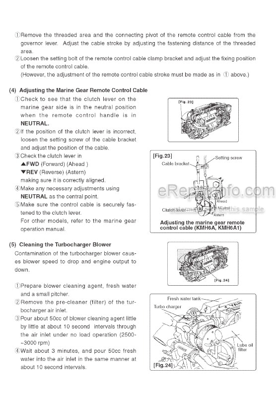 Photo 7 - Yanmar 6LY2-STE Operation Manual Diesel Engine