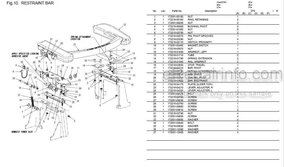 Photo 6 - Yanmar S270V-1 Parts Catalog Skid Steer Loader