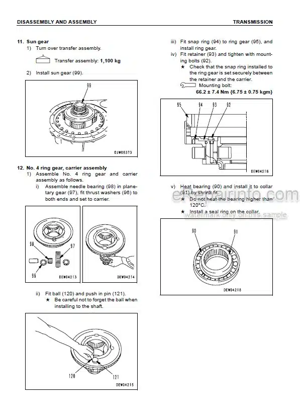 Photo 7 - Komatsu Avance WA900-3 Shop Manual Wheel Loader SEBM013514 SN 50001-