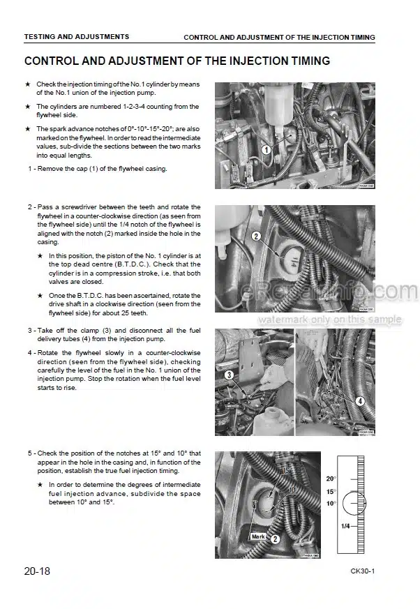 Photo 7 - Komatsu CK30-1 Shop Manual Compact Track Loader CEBM017100D SN A30001-