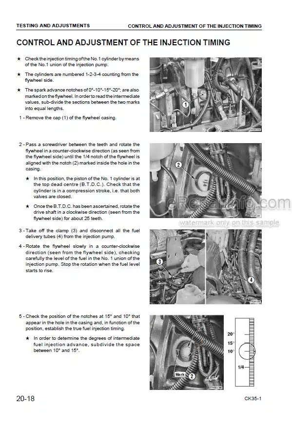Photo 6 - Komatsu CK35-1 Shop Manual Crawler Skid Steer Loader WEBM007100 SN F00003-