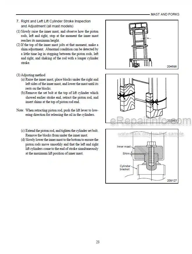 Photo 6 - Mitsubishi FD60 FD70 FD80 FD90 Service And Operation Manual Forklift Air Conditioner 99799-72100
