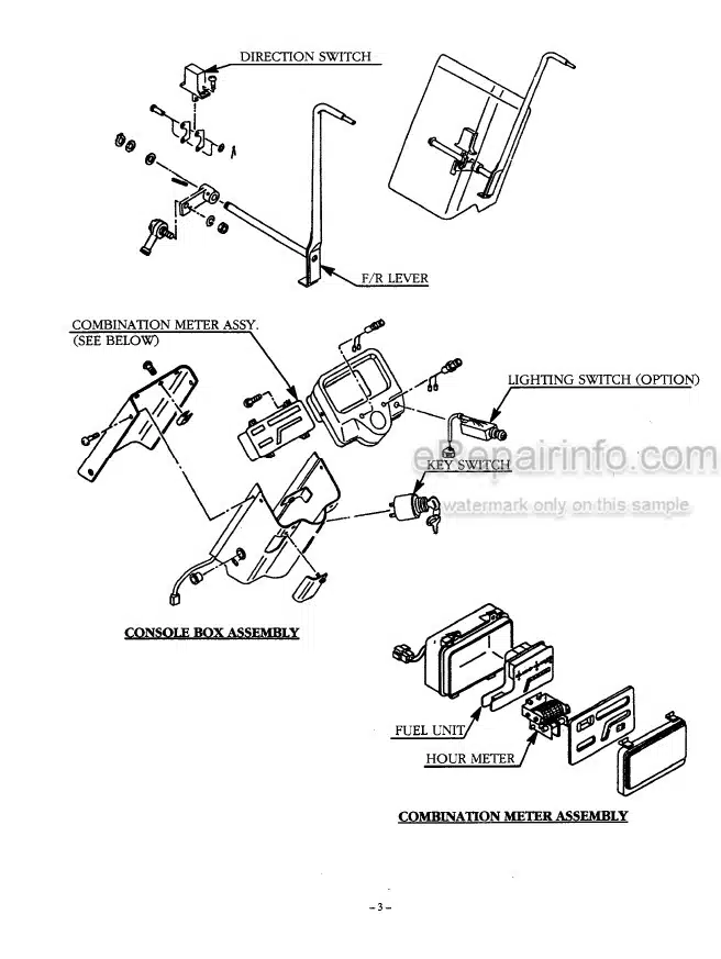 Photo 2 - Mitsubishi FBC15 FBC20 FBC25 FBC30 Service Manual Forklift Electric Motor And Control 99719-71100