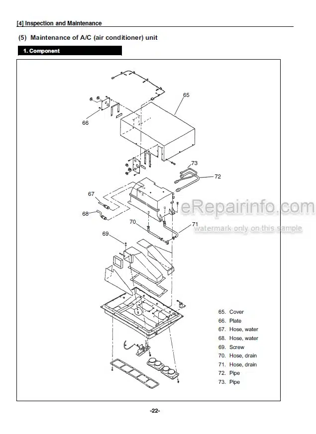 Photo 3 - Mitsubishi FD60 FD70 FD80 FD90 Service And Operation Manual Forklift Air Conditioner 99799-72100