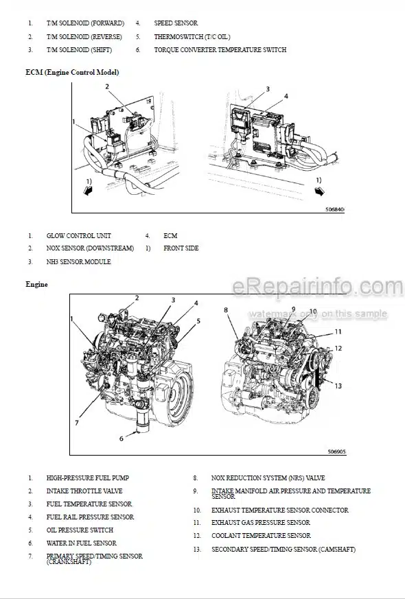 Photo 7 - Mitsubishi FD70N1 Service Manual Forklift Chassis And Mast 99709-70100