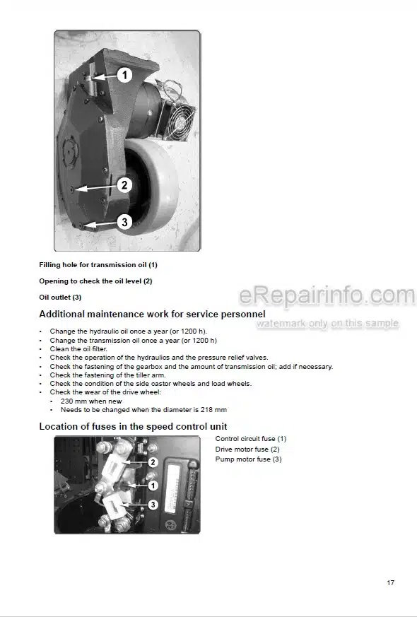 Photo 1 - Mitsubishi SBD16K Operation And Maintenance Manual Reach Truck