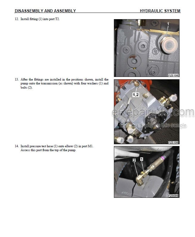 Photo 6 - Komatsu 450FXL-1 Shop Manual Crawler Feller Buncher CEBM023102 SN A10001-