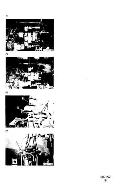 Photo 12 - Komatsu D135A-2 Shop Manual Bulldozer SEBM015A0205 SN 10301-