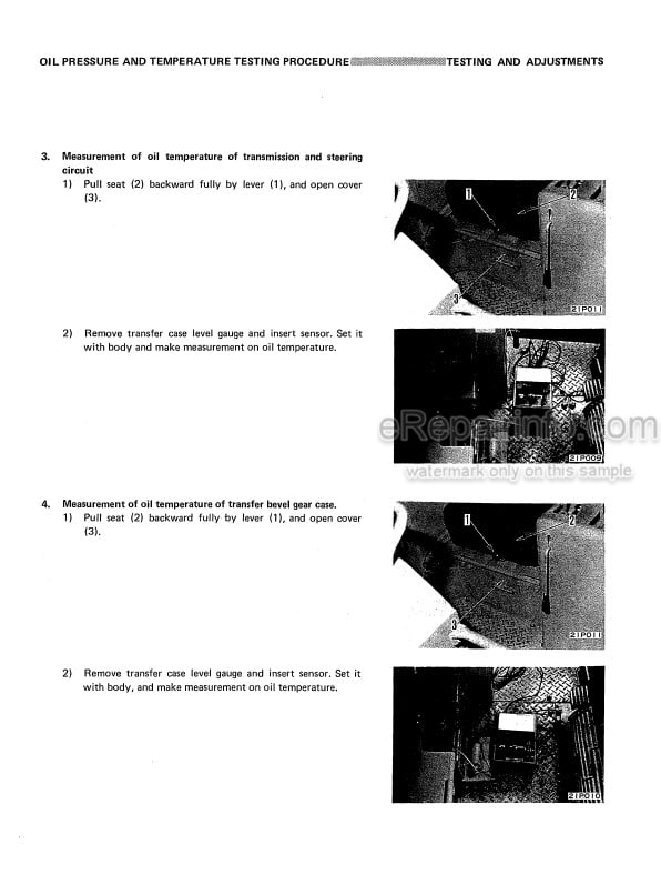 Photo 6 - Komatsu D41S-3 D41Q-3 Shop Manual Crawler Loader SEBM0125B04 SN 6001-