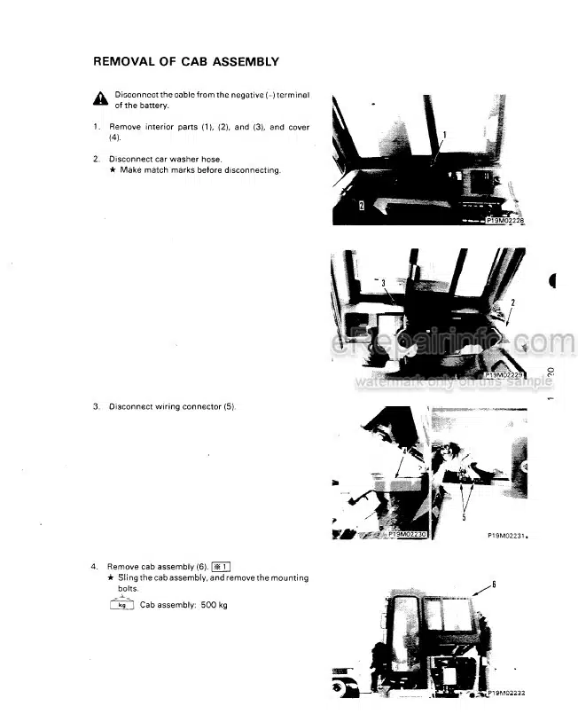Photo 3 - Komatsu D575A-2 Shop Manual Bulldozer SEBM000105 SN 10001-