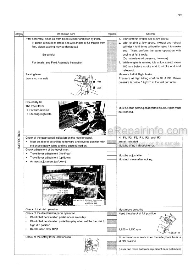 Photo 7 - Komatsu D66S-1 Shop Manual Crawler Loader SEBM0142A10 SN 1001-