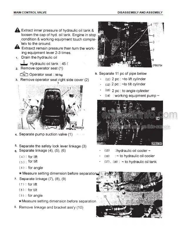 Photo 2 - Komatsu D68ESS-12 Shop Manual Bulldozer LEBMD68C00 SN J10001-
