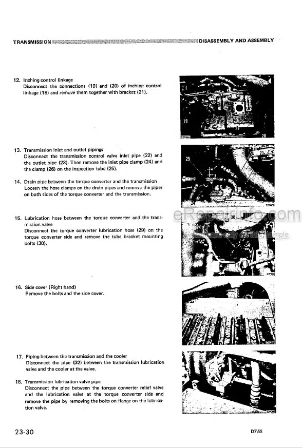 Photo 7 - Komatsu PC3000-1 Shop Manual Hydraulic Mining Shovel SMPC30006171 SN 6171
