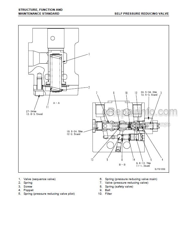 Photo 4 - Komatsu Galeo D65WX-15E0 Shop Manual Power Angle Power Tilt Dozer SEBM040800 SN 69001-