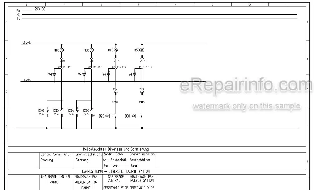 Photo 10 - Komatsu H185S Electrical And Hydraulic Diagram For Hydraulic Shovel H185S06108SM SN 06108