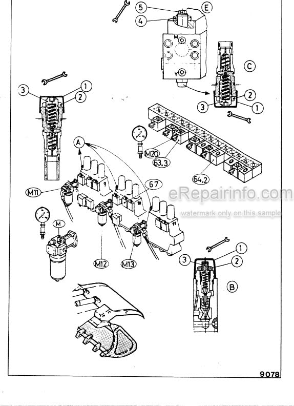 Photo 10 - Komatsu H185S Shop Manual Hydraulic Shovel H185S06081SM SN 6081