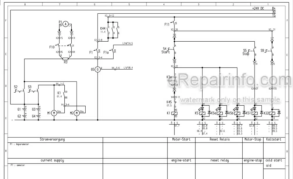 Photo 6 - Komatsu H185S Electrical And Hydraulic Diagram For Hydraulic Shovel H185S06108SM SN 06108