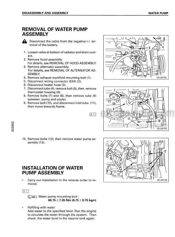 Photo 7 - Komatsu LW80-1 Shop Manual Crane SEBM003801 SN 10001-