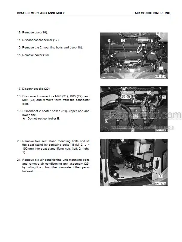Photo 7 - Komatsu PC100-6 PC120-6 Shop Manual Hydraulic Excavator SEBM003307 SN 40001- 45001-