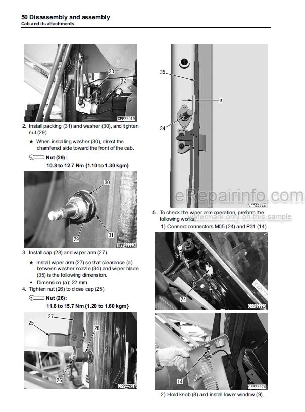 Photo 3 - Komatsu PC138USLC-10 Shop Manual Hydraulic Excavator SEN06062-01 SN 40001-