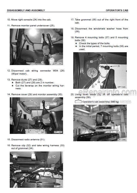 Photo 7 - Komatsu PC160-6K PC180LC PC180NLC-6K Shop Manual Hydraulic Excavator UEBM000601