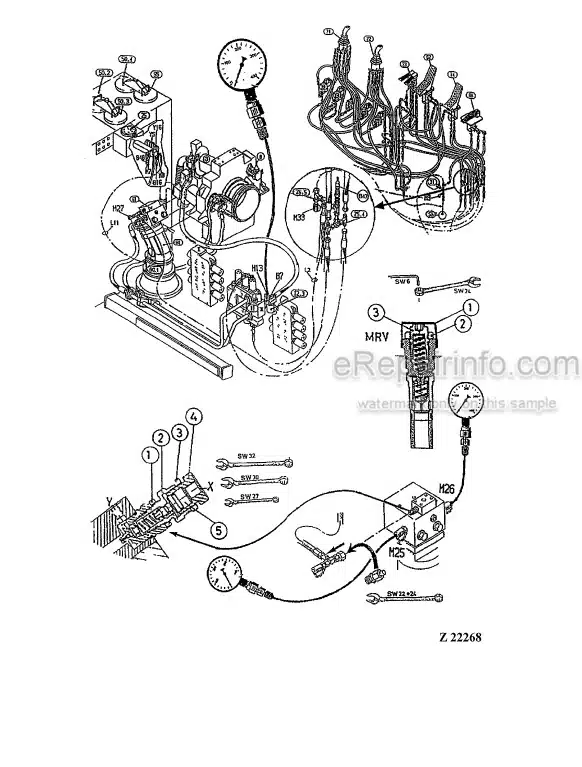 Photo 1 - Komatsu PC3000-1 Electro Service Manual And Assembly Procedures Hydraulic Excavator GZEBM06220 SN 06220