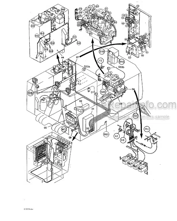 Photo 8 - Komatsu PC3000-1 Shop Manual Hydraulic Mining Excavator SMPC30006202 SN 6202